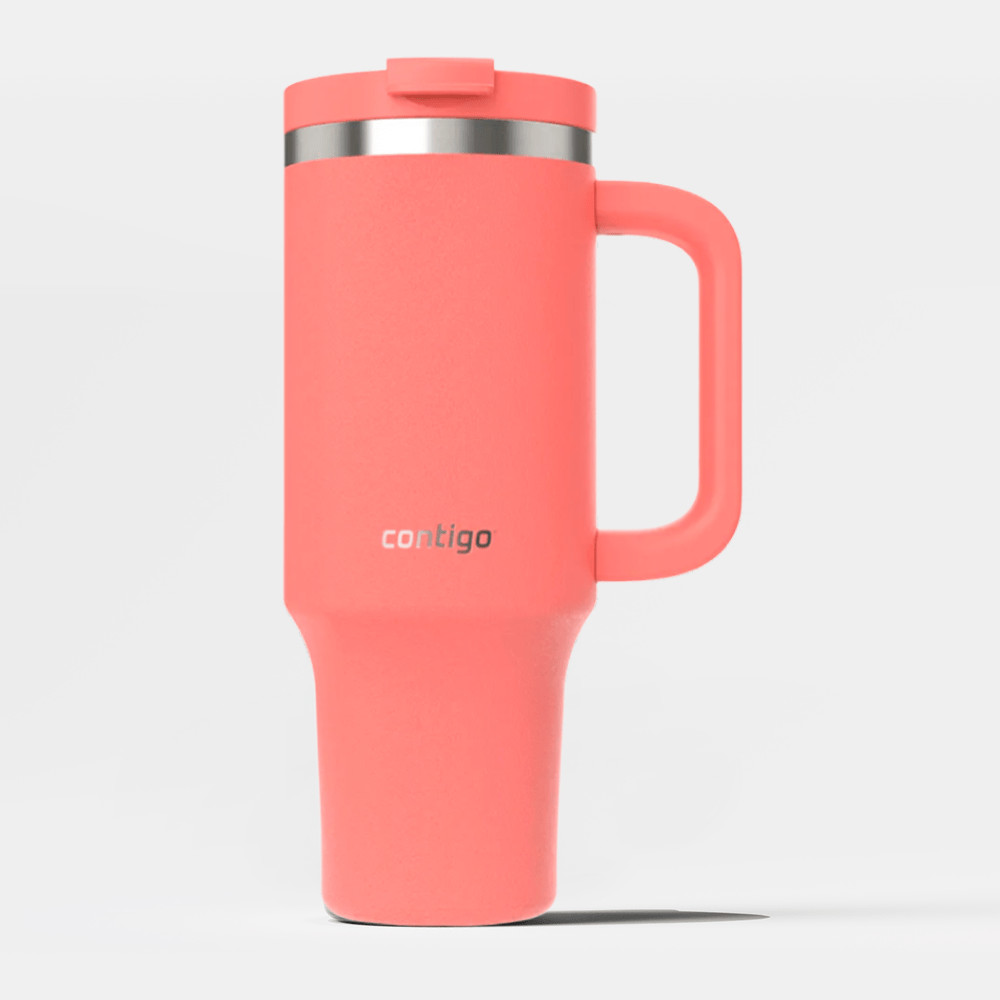 Copo Térmico Streeterville Coral Contigo | 1,18L em Oferta na Shopee