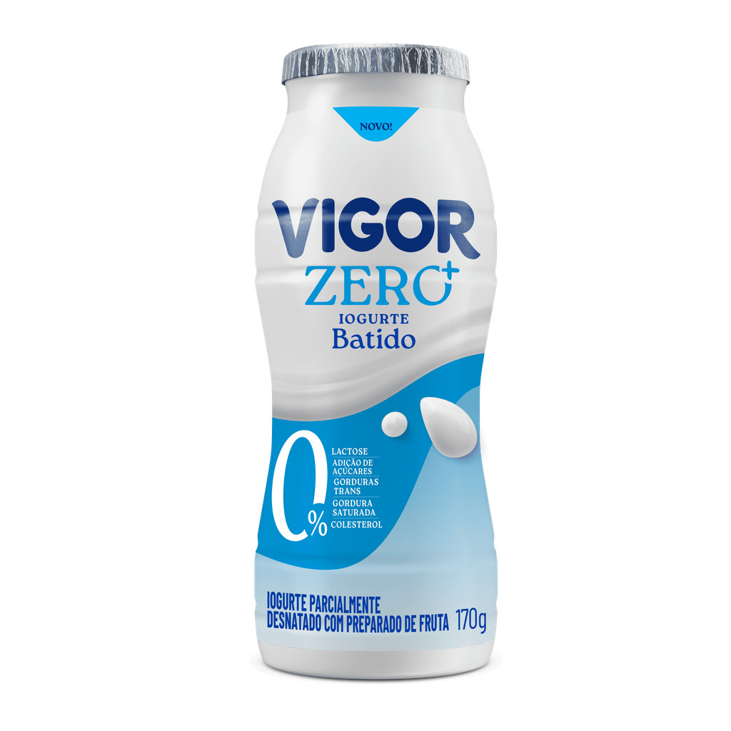 Iogurte Parcialmente Desnatado Batido Zero Lactose Vigor