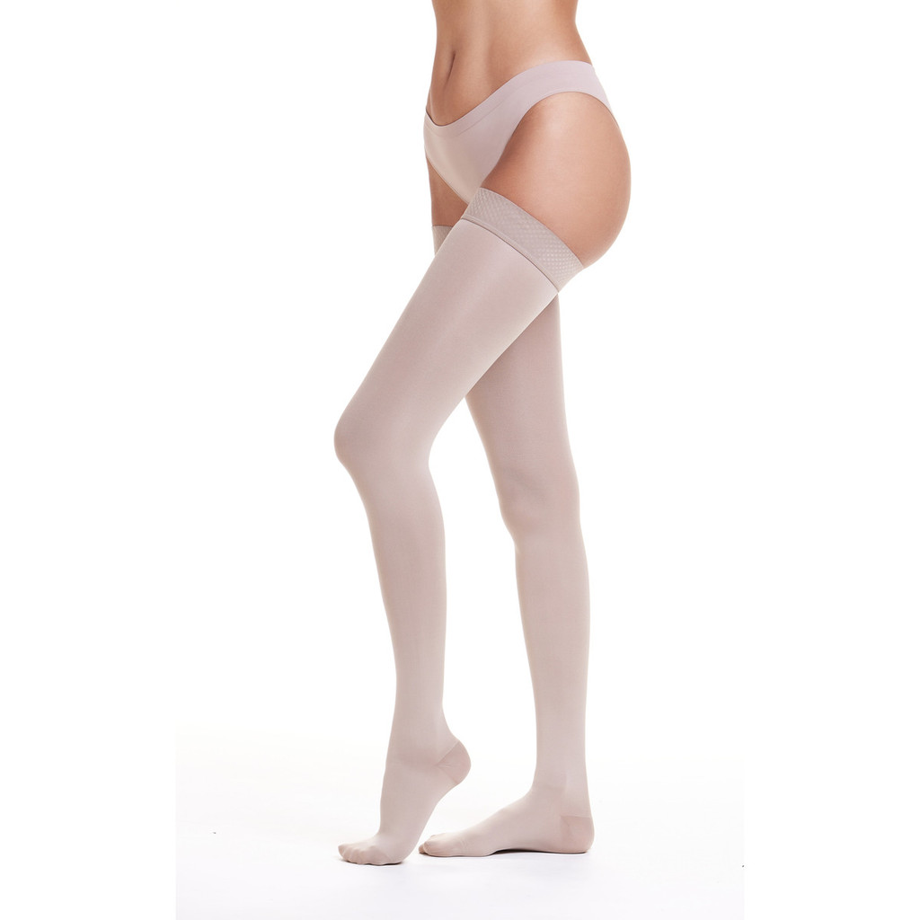 Meia De Compressão Unissex 7/8 Ponteira Fechada 20-30 Mmhg