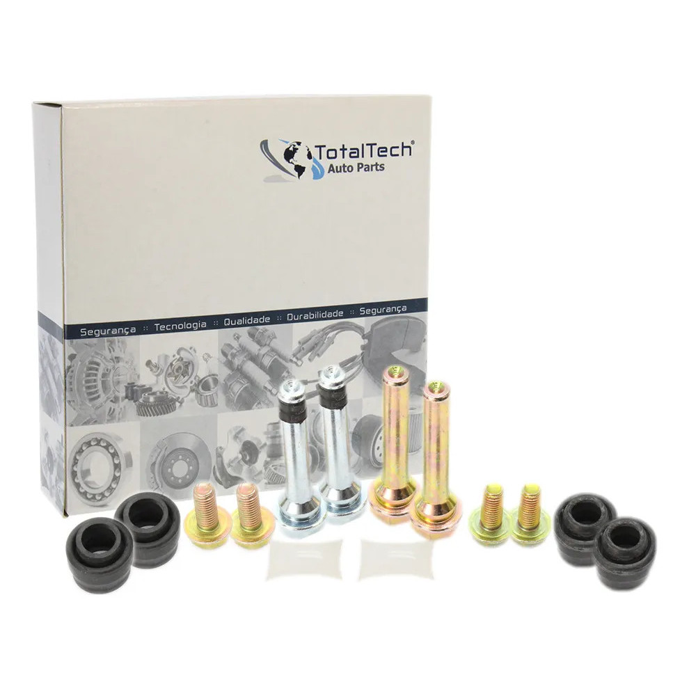 2 Kit Reparo Pino Guia Pinca Freio Dianteiro Pajero Io Tr4