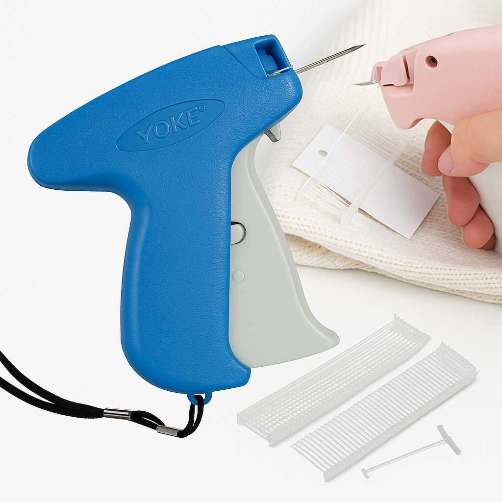 Pistola Aplicar Pregar Tag Pin Fine Tecidos Delicado e Finos +10 Mil Pinos Pins 15mm