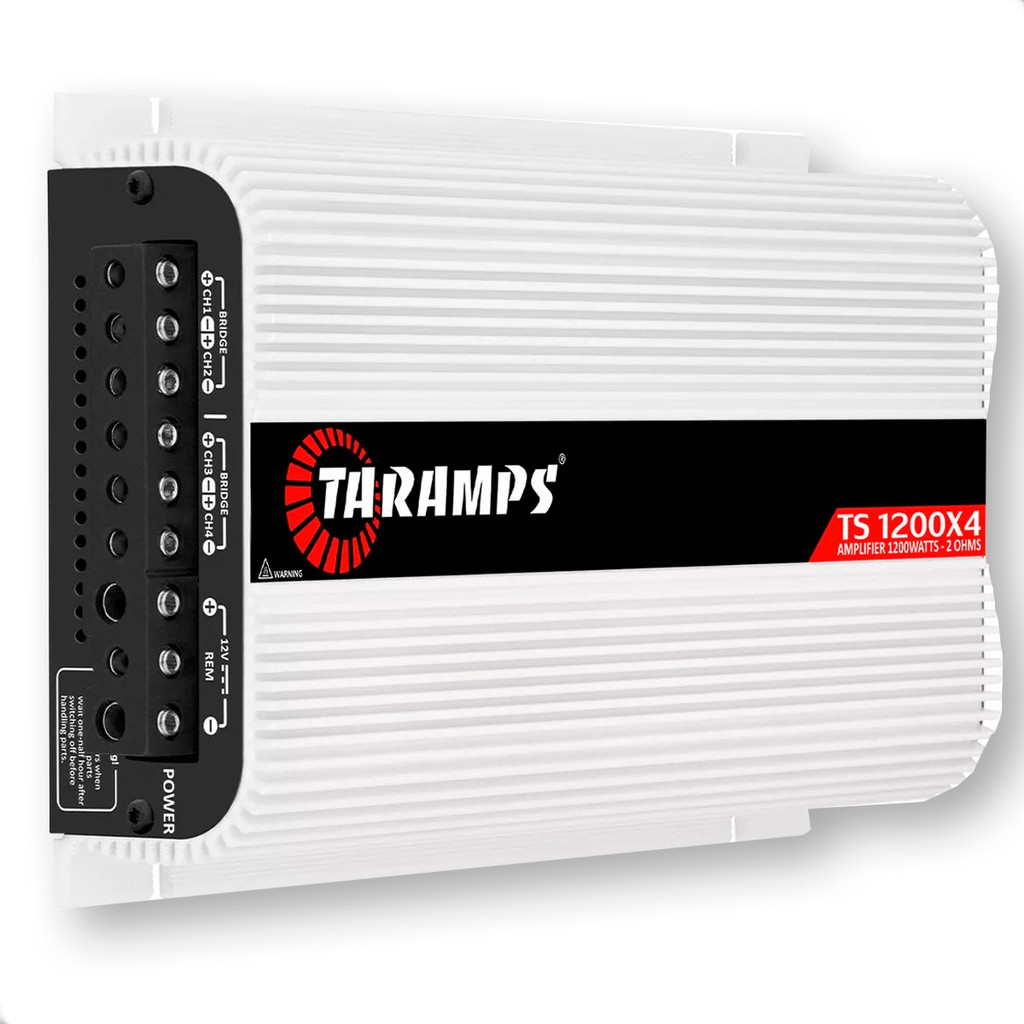 Módulo Amplificador Automotivo Taramps Ts1200x4 2Ohms 1200W Entrada Rca E Fio · foto 2