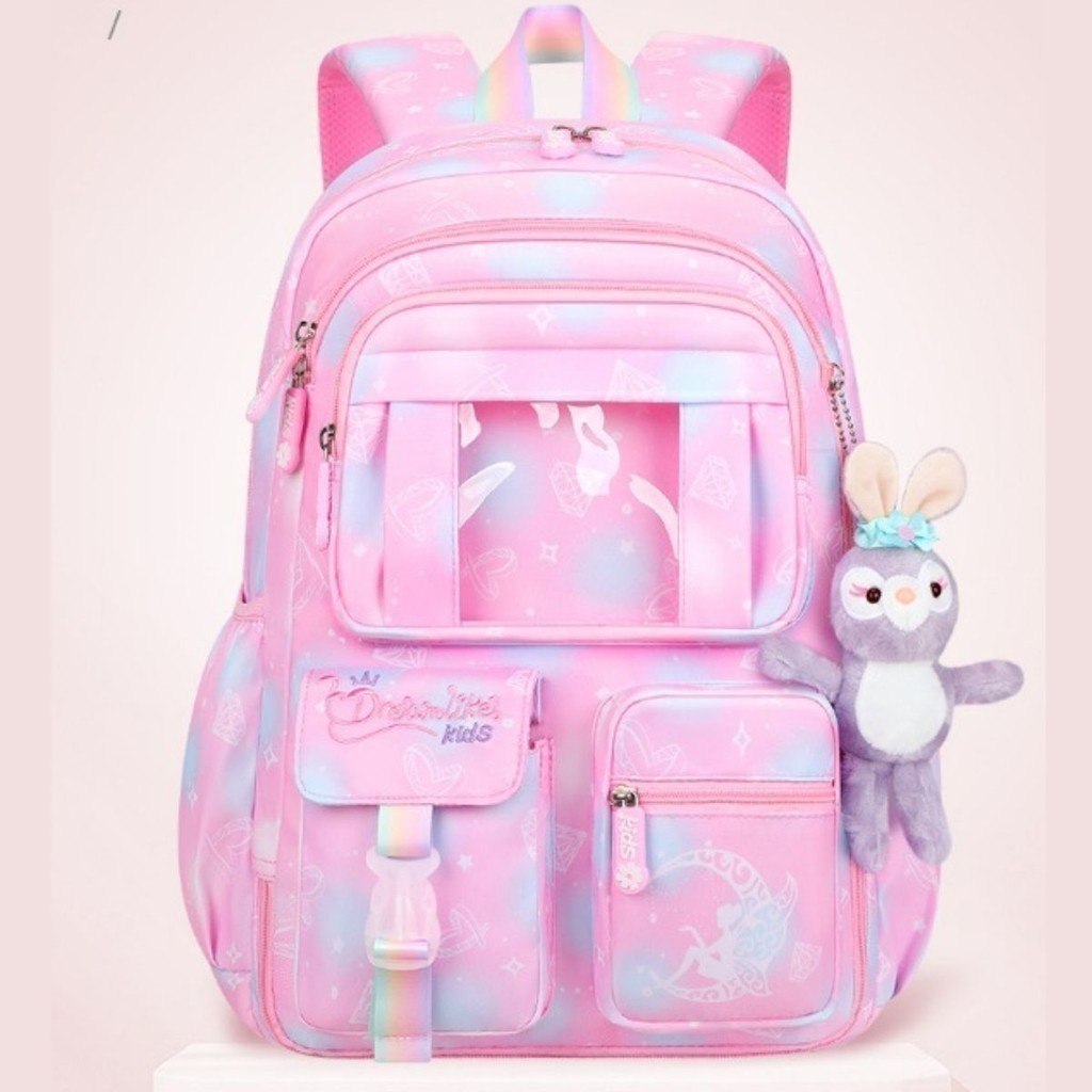 mochila escolar de grande capacidade para meninas da escola primária YIHAN em Oferta na Shopee