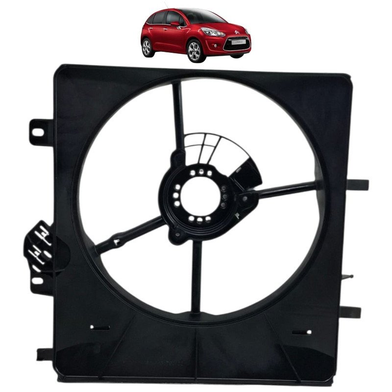 Defletor Ventoinha Radiador Citroen C3 2003 a 2011 Original