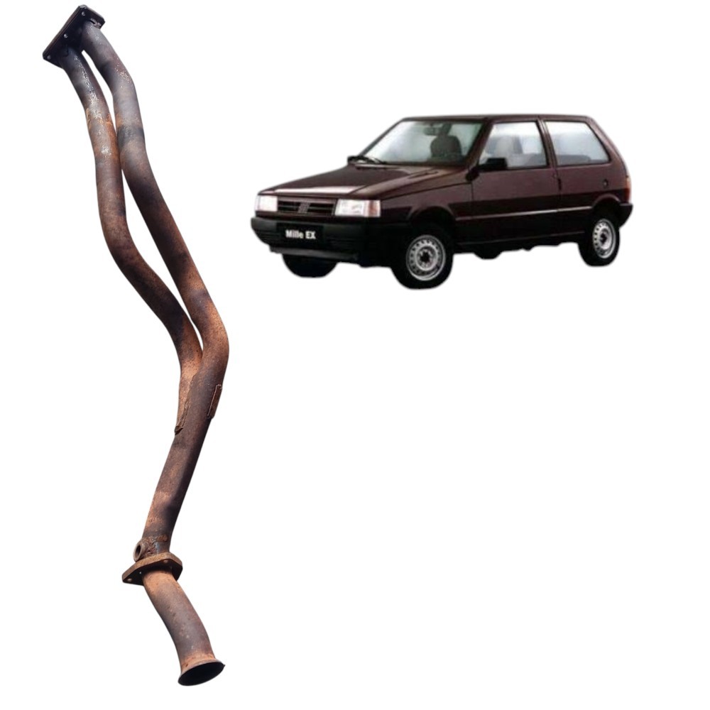 Tubo Coletor Escape Fiat Uno Mille 1996 1999 1.0 8v