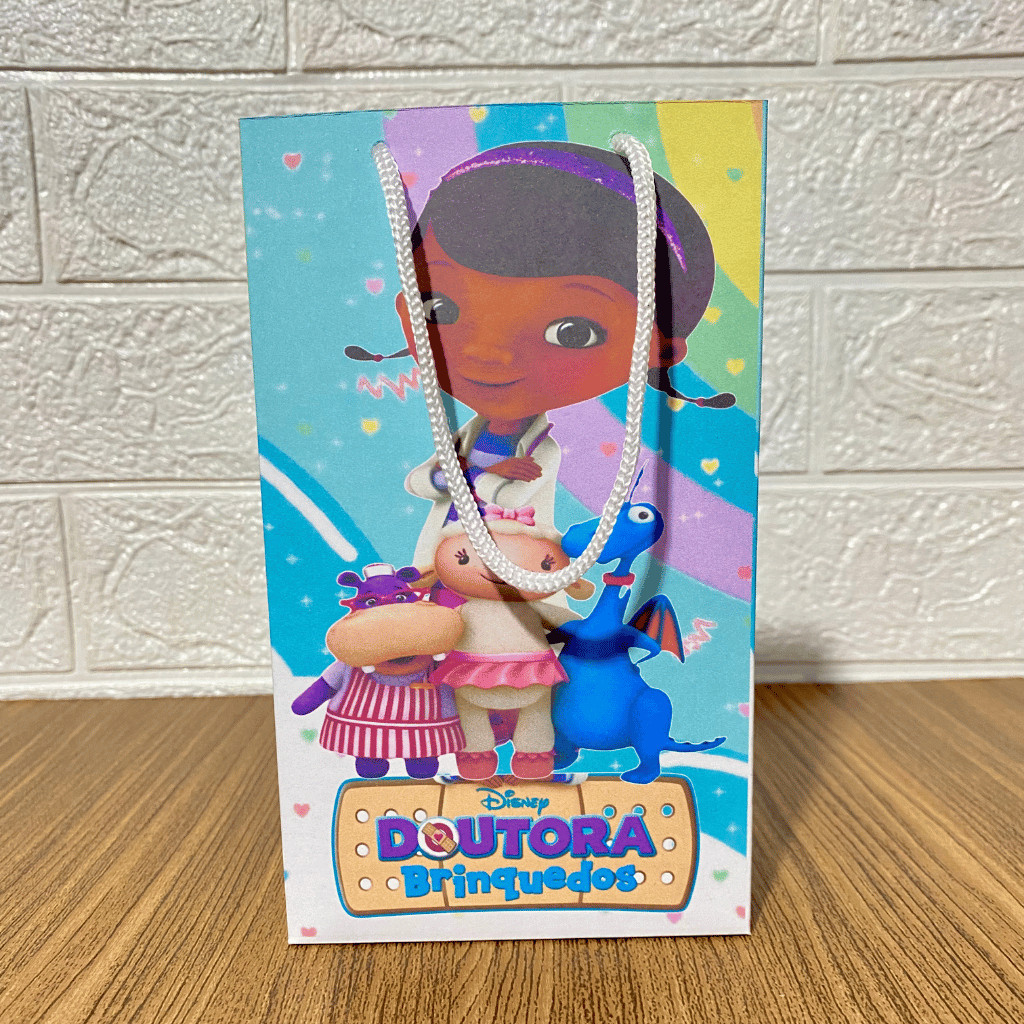 KIT PEGUE E MONTE SACOLINHAS  para Festas Mimos Aniversários Lembrancinhas DOUTORA BRINQUEDOS