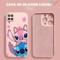 Capinha Para Samsung Galaxy A12 M12 5G Capa de Celular de Silicone Preta Estilo Minimalista YT0428