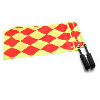 Bandeira De Árbitro De Futebol Com Bolsa De Transporte/Bandeiras De Equipamento/Linha Lateral Para Jogo GKXP