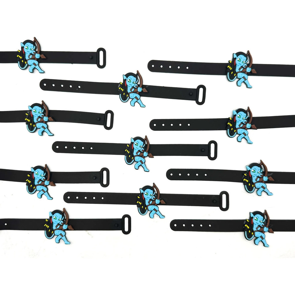 lembrancinh do Avatar 10un pulseirinha ajustavel Aniversário Tema Festa pulso enfeite
