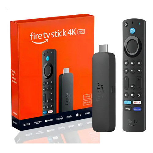 Amazon Fire Tv Stick 4k Max 16gb Wi-fi 6e Alexa Controle Por Voz