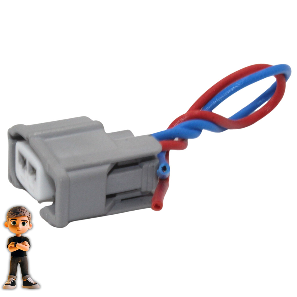 Conector Plug Chicote P/ Bico Injetor Toyota Corolla/Fielder Hilux — imagem 2 de 2