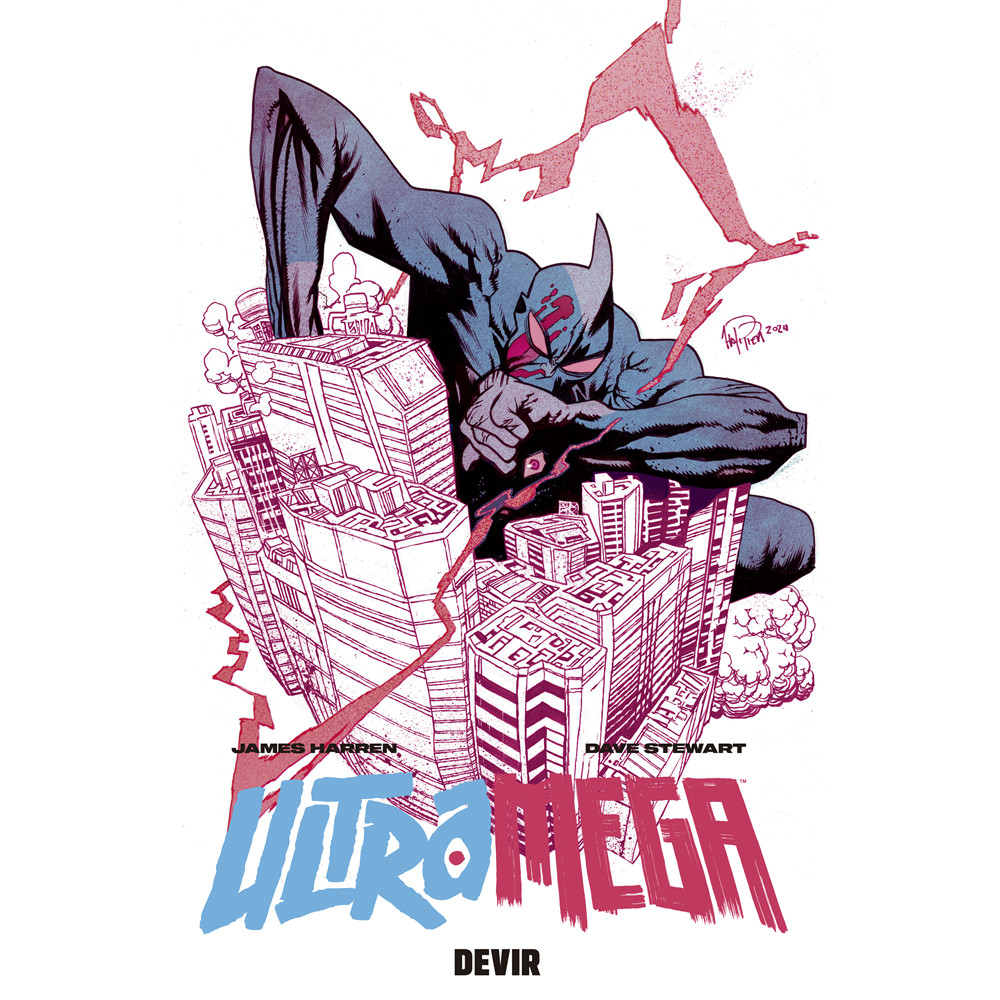 Capa do livro Comics - Ultramega - por James Harren - Editora Devir Livraria