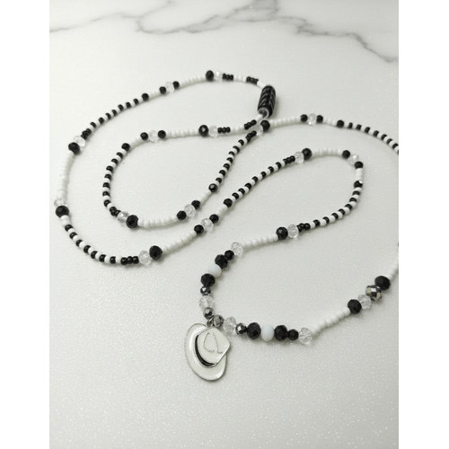 Guia Malandro Cristal Umbanda Candomblé  Preto