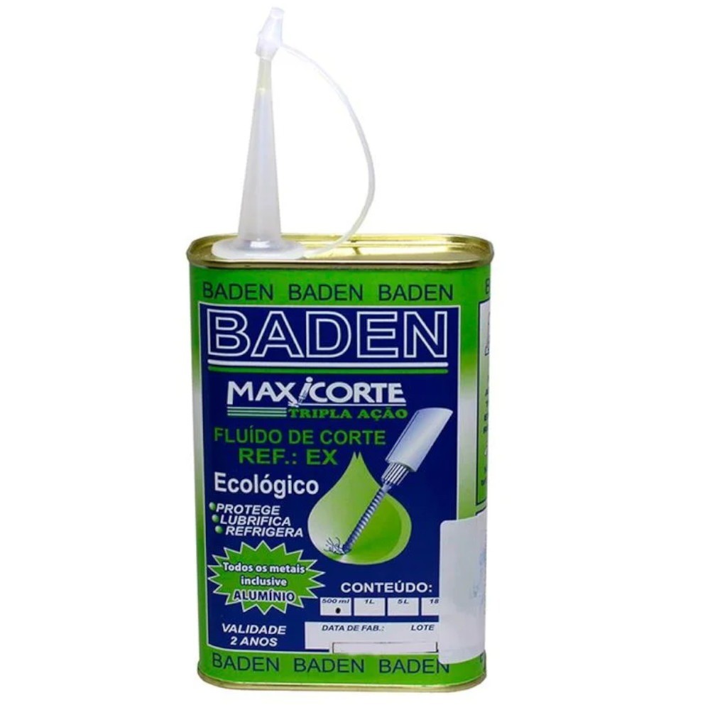 Fluído de corte para metais 500 ml semi ecológico EX - MaxiCorte Baden