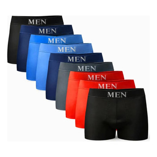 Kit 5 ou 10 Cueca Boxer men cueca Masculina Microfibra Premium cueca men box conforto e qualidade