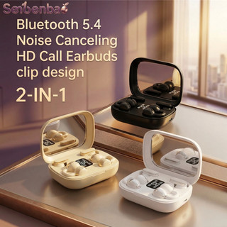 Senbenbao Q10 Fones De Ouvido Bluetooth 2 Em 1 Novos De Conjunto Duplo ENC Com Cancelamen…
