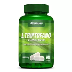 L-TRIPTOFANO 600MG COM 60 CÁPSULAS