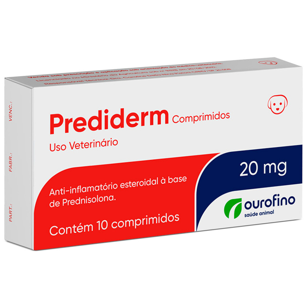 Prediderm 20mg 10 Comprimidos
