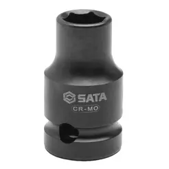 Soquete de Impacto Sextavado 1/2'' x 10/11/12/14/15/16/17/18/19/22/23/24/27/29/30/32mm - Sata