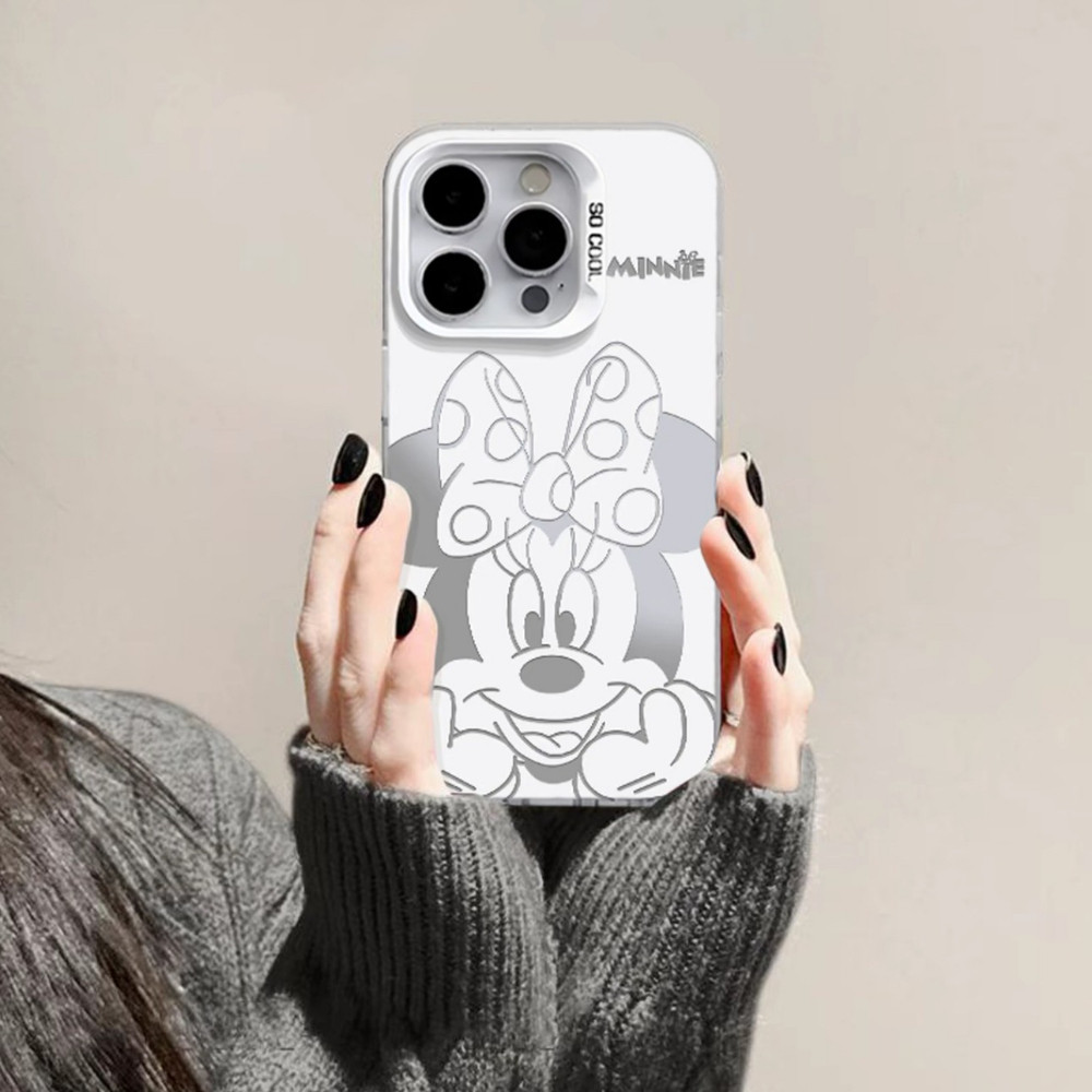 Capa Desenhos Animados Capinha Para iPhone SE 7 8 14 15 16 Plus XS X XR 11 12 13 17 Ar Pro Max Olho Silicone Anti-Impa