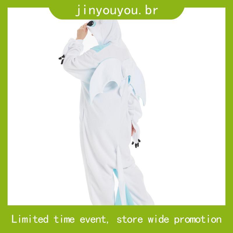 Pijama Kigurumi  Macacão Dragão Fúria Da Luz Adulto Unissex