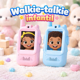 Interfone De Video Infantil walkie-talkie Para Meninos E Meninas Brinquedos Telefone Carregamento Sem Fio Crianças