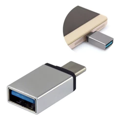 Adaptador OTG Tipo C Macho Para USB Fêmea Hrebos HS-222