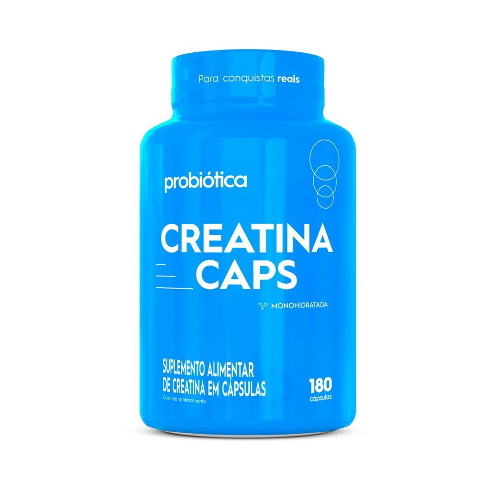 Creatina Pote 180 Cápsulas Probiótica