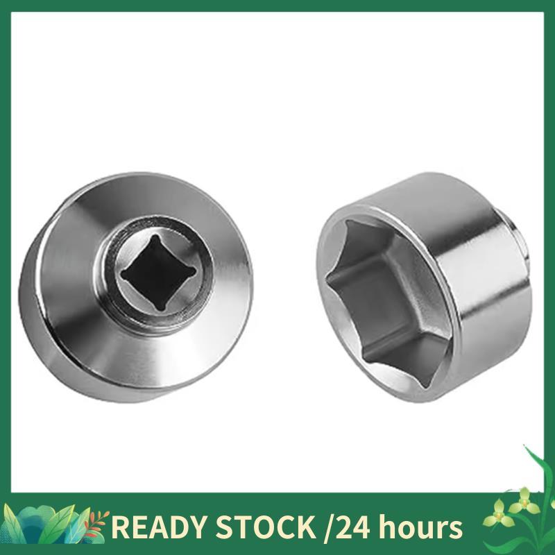 2 Pçs Soquete-Chave De Filtro De Óleo Ferramenta 27mm 3/8 Polegada Unidade De Aço Rapidamente De