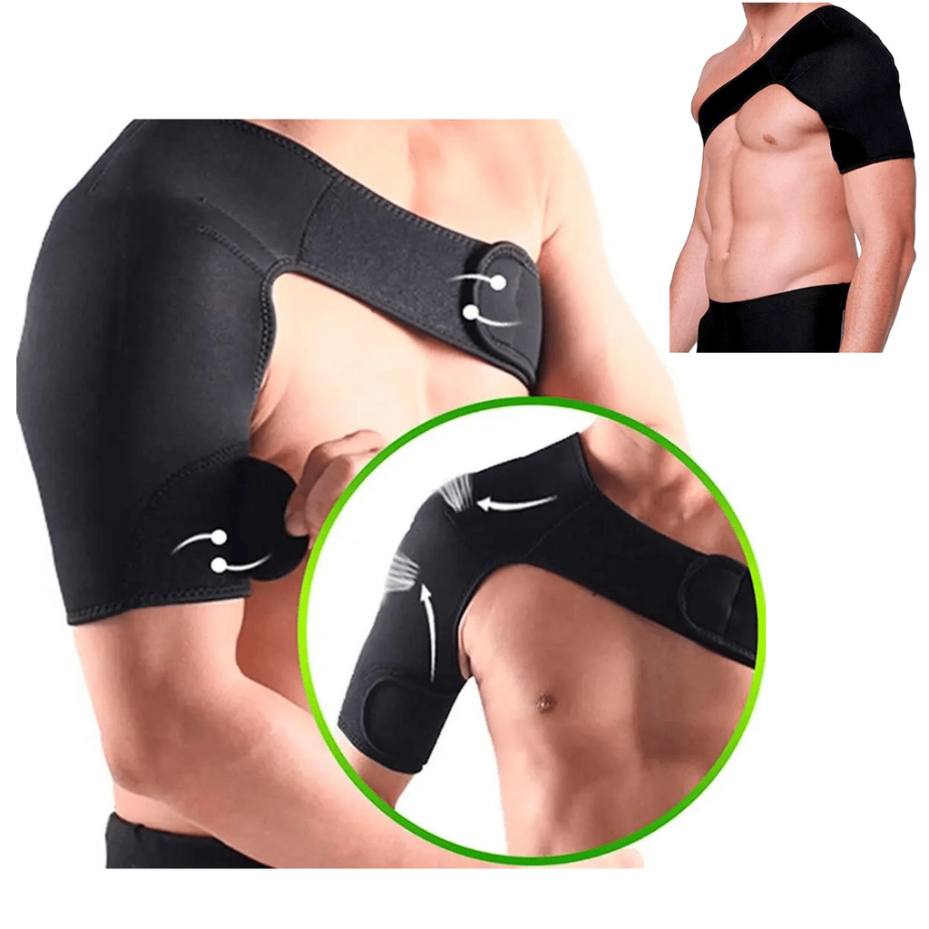 Ombreira ortopédica suporte ombro neoprene tensor em Oferta na Shopee