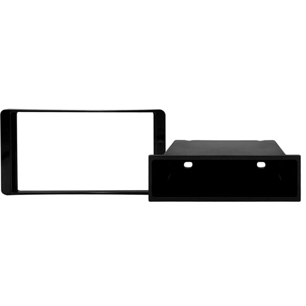 Moldura 7pol 1 DIN / 2 DIN Brack Piano Outlander 2014-2021 / Triton 2014-2021-Expex EPX MT-562