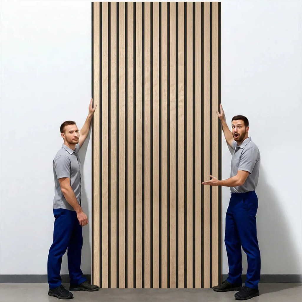 Kit 4 Painel Ripado Tipo Ripas Grandes Decorativas Para Parede Painel 300x60 Premium Envio Imediato