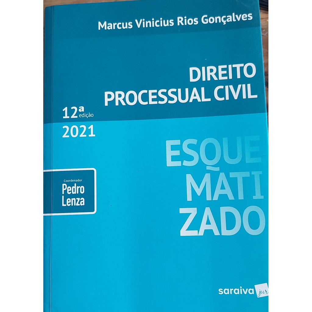LIVRO, DIREITO  PROCESSUAL CIVIL, 12ª EDIÇÃO, 2021, MARCUS VINICIUS RIOS GONÇALVES
