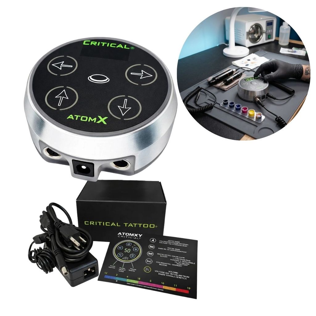 Fonte Critical Atom X Touch Profissional Tattoo Bivolt