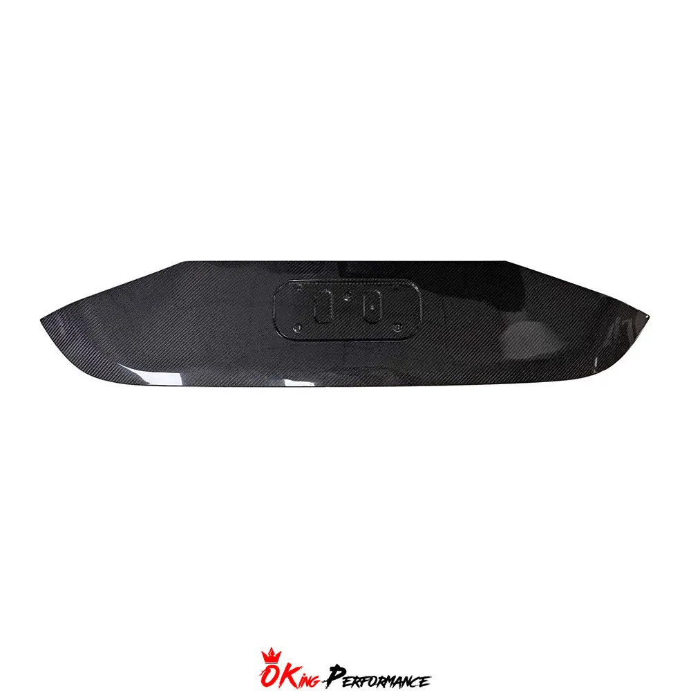 Placa De Licença Com Acabamento Central De Porta-Malas De Fibra De Carbono QV Giulia Quadrifoglio 2016-2023