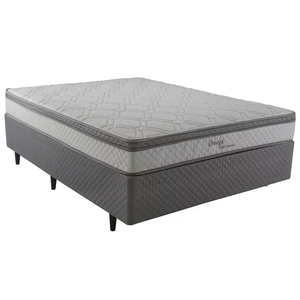 Cama Box Casal Omega Pillow Top Molas Ensacadas Herval