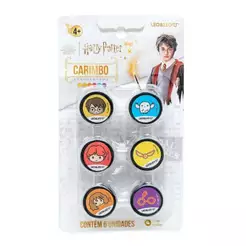 Carimbo Autotintado Decorado Harry Potter - Blister c/ 6 Und. Leo&Leo Leonora - 92099