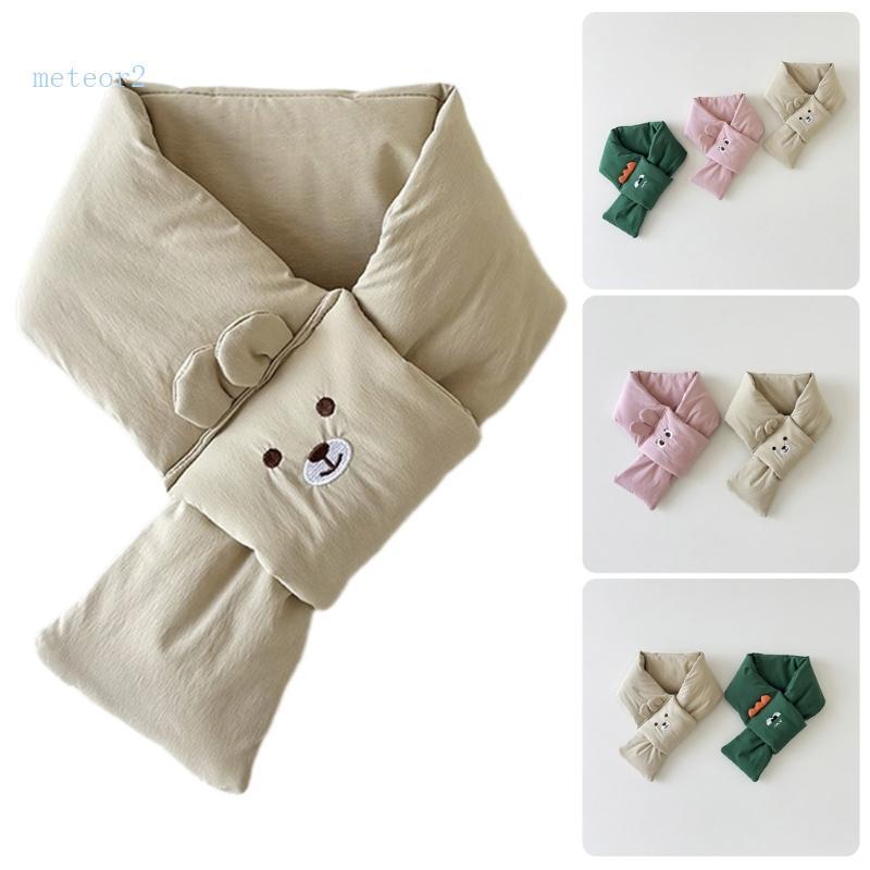 meteor2 Lenço Nylon Desenho Animado Para Bebês Meninas Macio Aquecedor Inverno Proteção Contra Frio