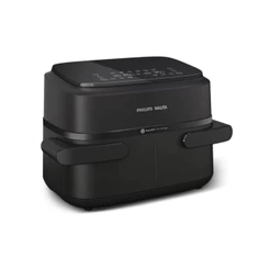 Fritadeira Airfryer Philips Walita Série 1000 NA150 7,1L 1850W Cesto Duplo Preta