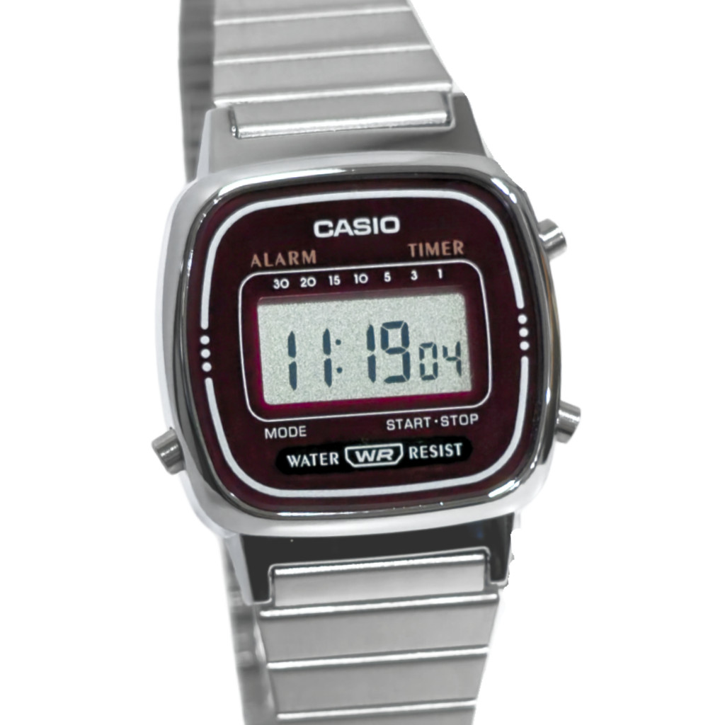 Relógio Casio Digital Vintage Mini Feminino LA670WA-4DF