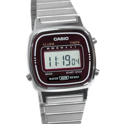 Relógio Casio Digital Vintage Mini Feminino LA670WA-4DF