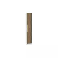 Guarda-Roupa 1 Porta Kappesberg Adapt Branco/Nogueira 36cm