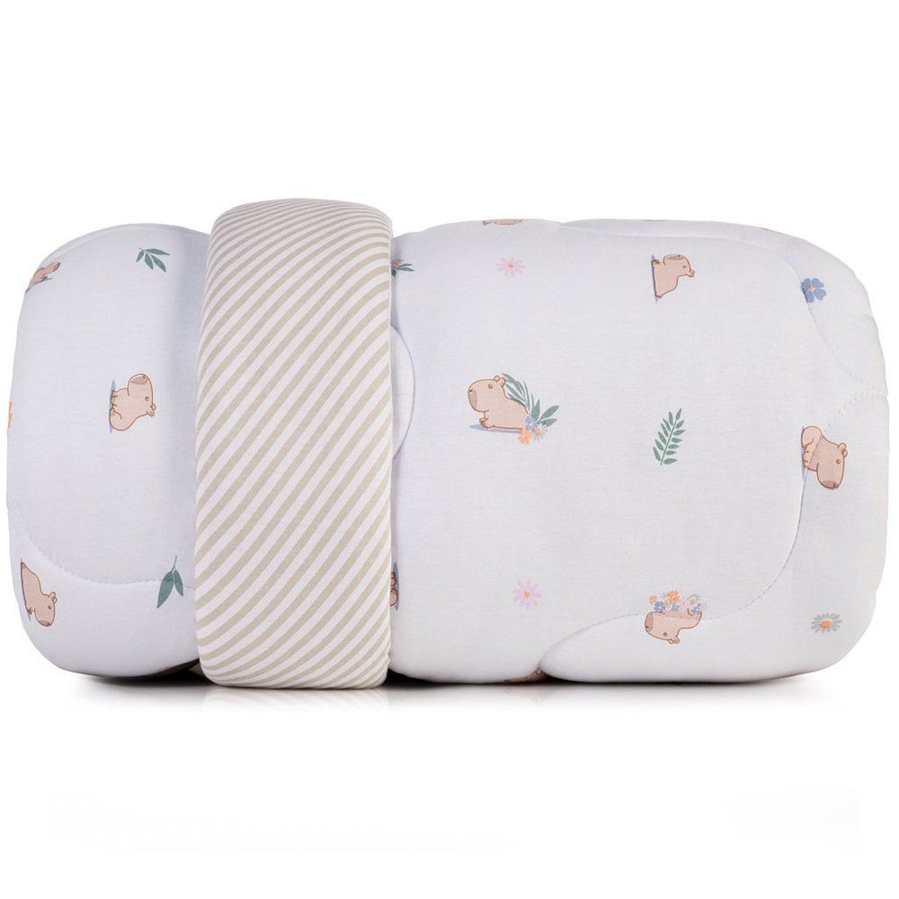 Edredom Solteiro Mundo Kids Malha 170x240cm 100% Algodão Altenburg