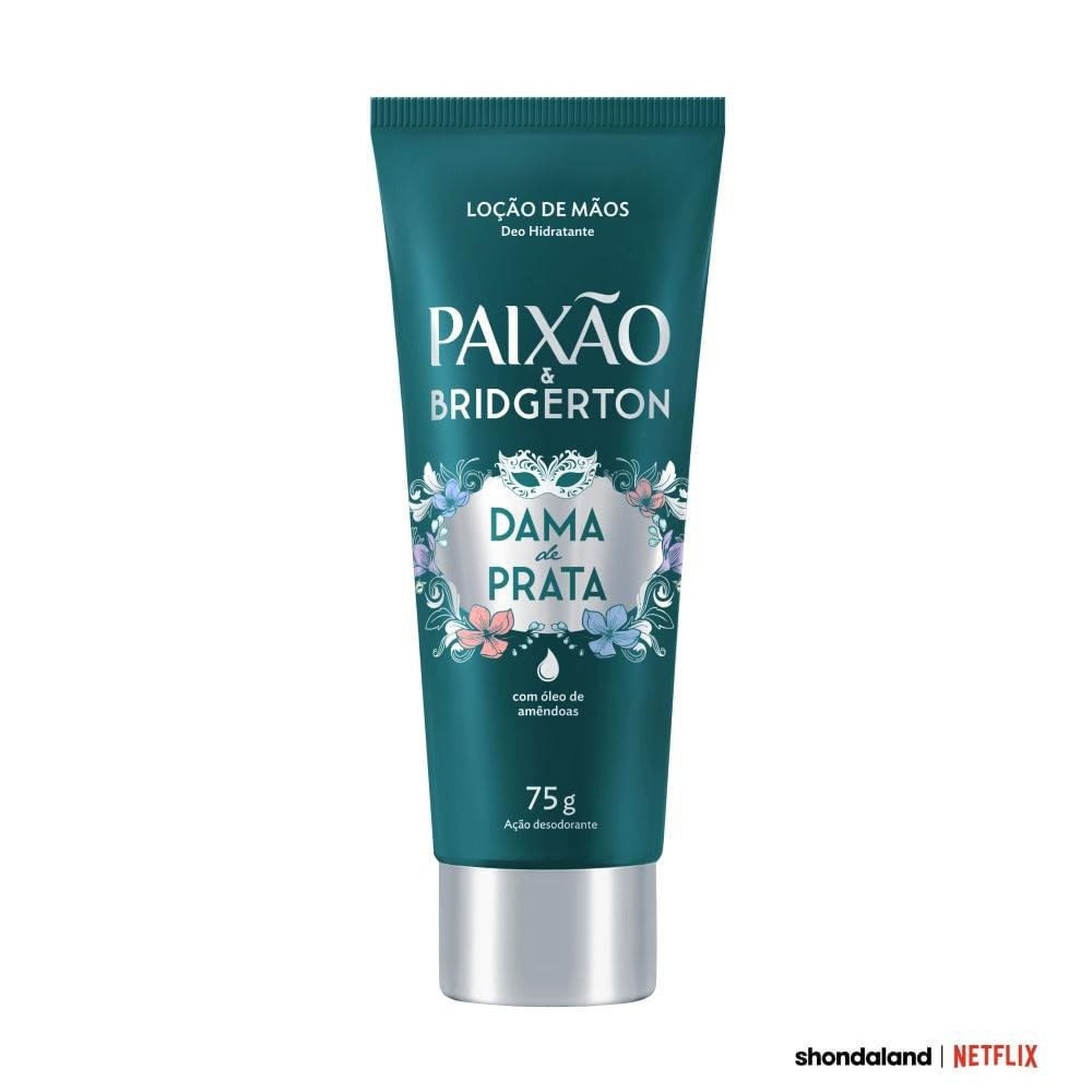 Loção Hidratante para Mãos Paixão & Bridgerton Dama de Prata 75ml em Oferta na Shopee