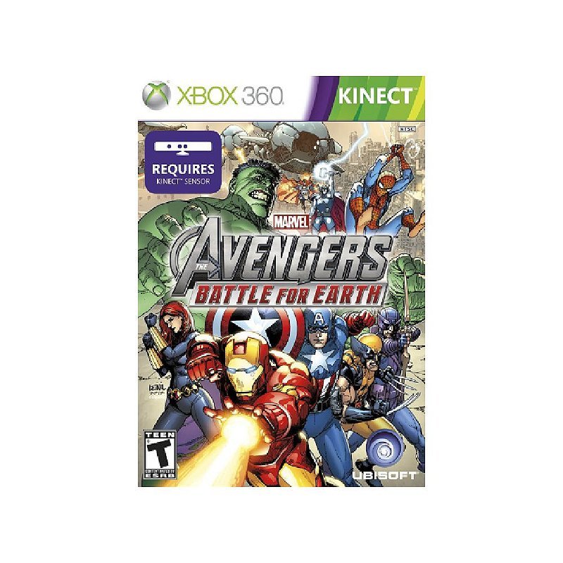 Jogo Kinect Marvel Avengers Battle For Earth - Xbox 360 - Usado - Original