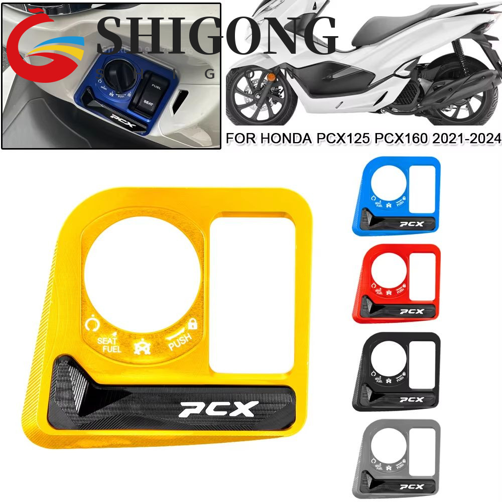 SHIGONG Tampa Do Interruptor De Ignição , Peças De Motocicleta Ferramenta De Bloqueio De Chave Liga De Alumínio