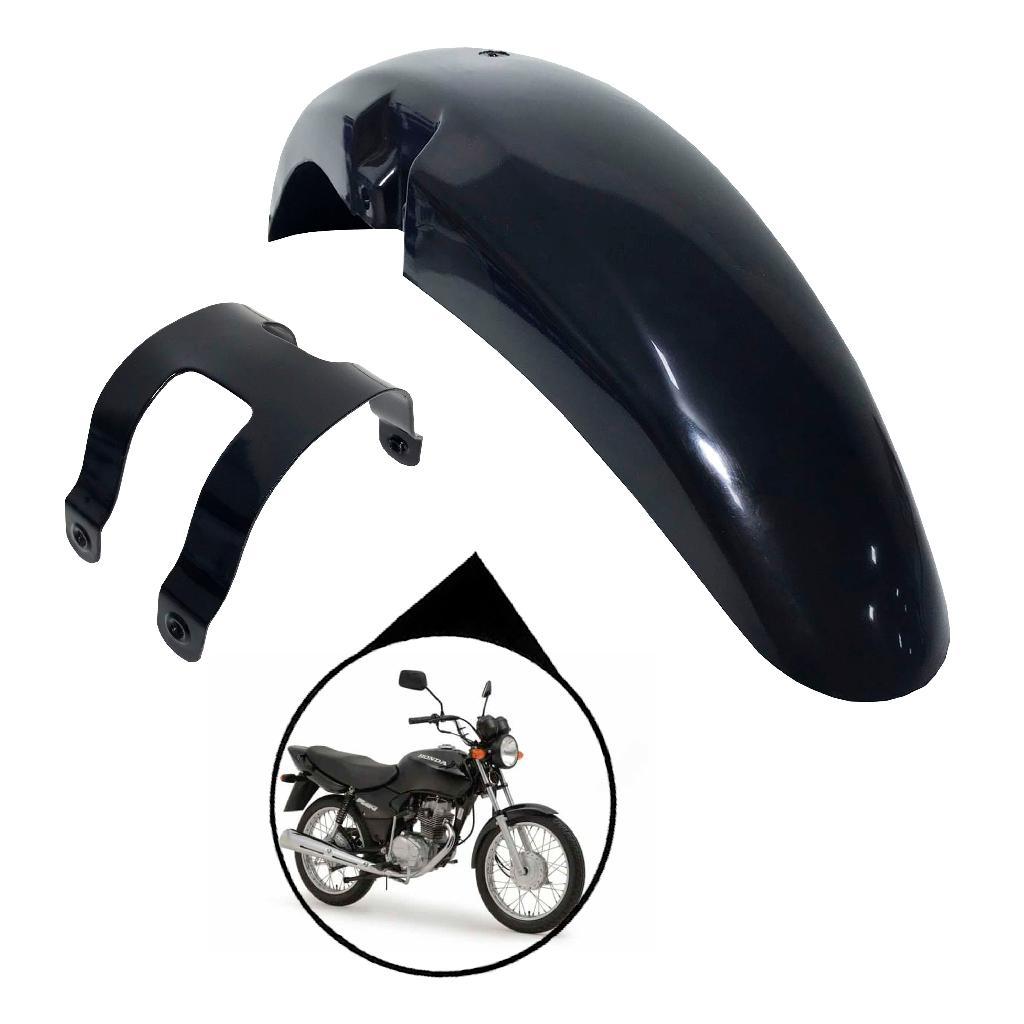 Paralama Diant + Suporte Paralama Cg 125 Titan 2000 Até 2004 Fan 2005 Até 2008