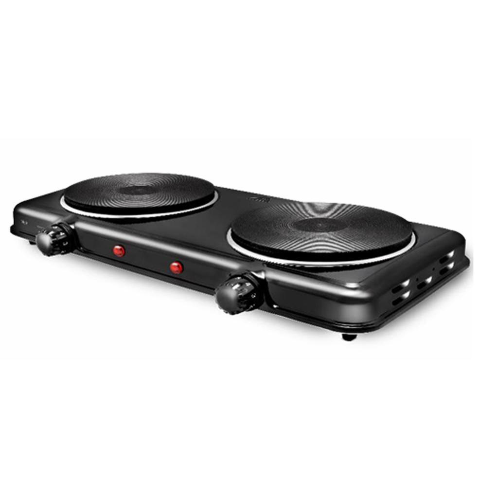 Fogão Cooktop Elétrico Elgin 2 Bocas Portátil 2000w 127v Preto Mesa Ajuste Temperatura Base Estável Função Luminosa