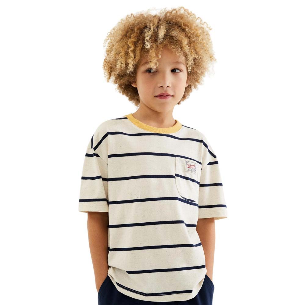 Camiseta Hering Infantil Menino Fio Tintto Listrada