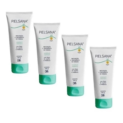 Kit C/3 Gel Pielsana A.g.e. Girassol Dermoprotetor 100g Dbs em Oferta na Shopee